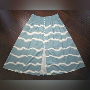 Emery Rose Womens A Line Elastic Waist Long Skirt